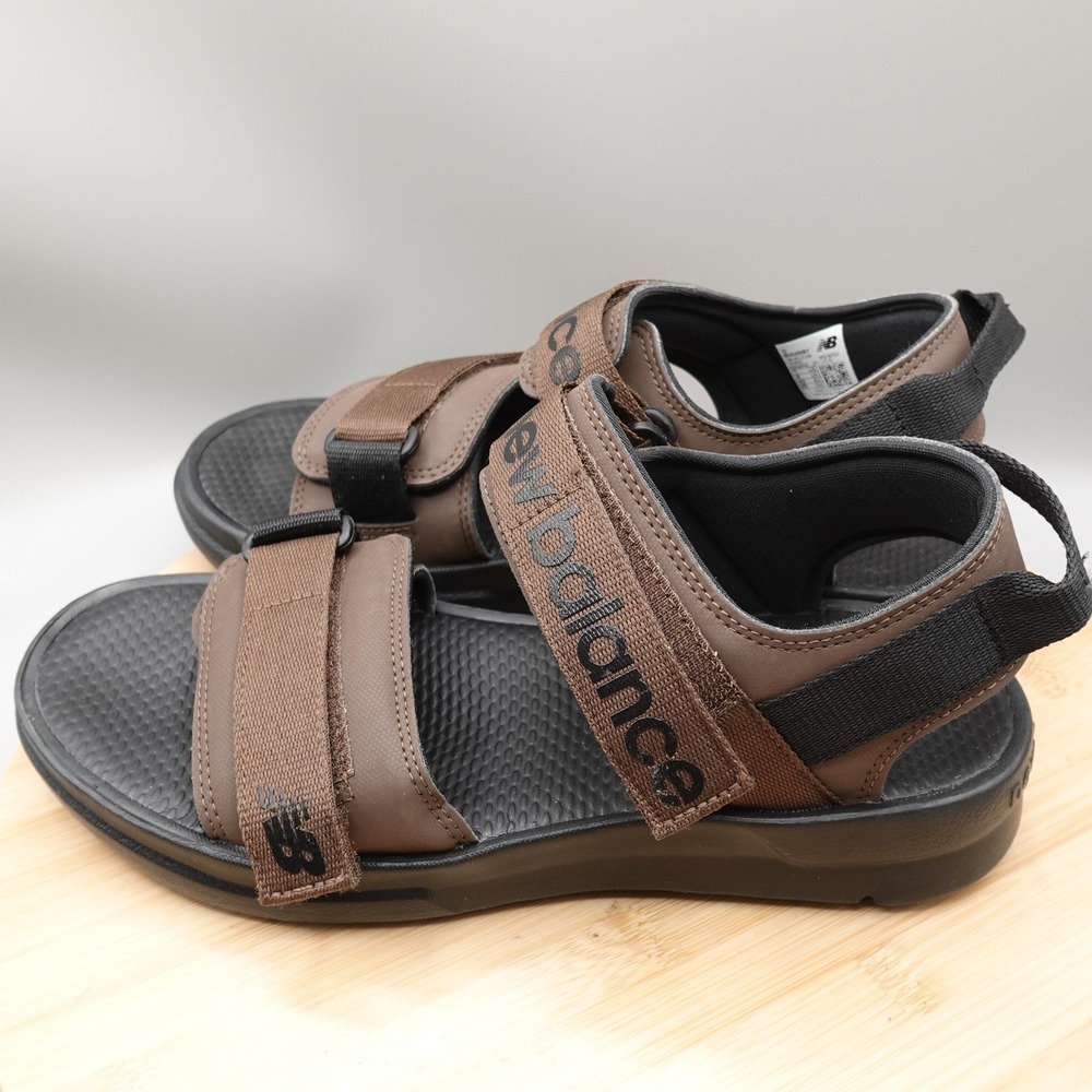 New Balance Sandals Mens 7 Brown Sport Lightweight Outdoors SUA250B1